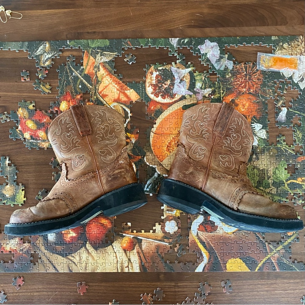 Ariat Fatbaby Cowboy Cowgirl Boots Women’s US 7.5